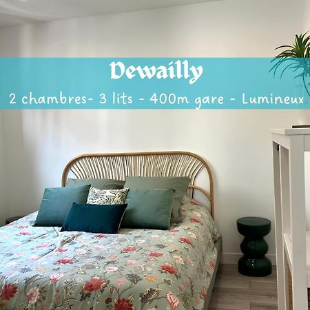 Dewailly, 2 Chambres, 3 Lits, Elegant, 700M Centre Ville Amiens Exteriör bild