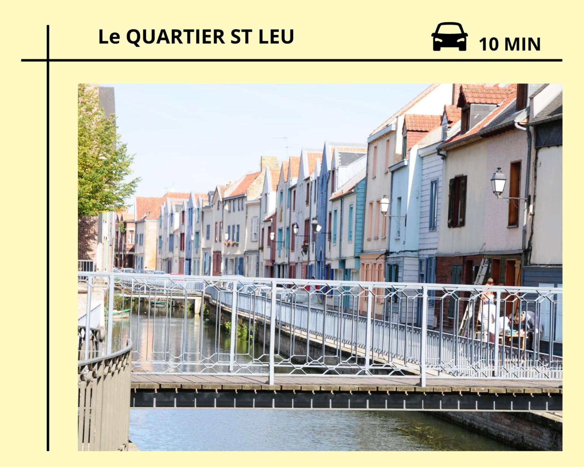 Dewailly, 2 Chambres, 3 Lits, Elegant, 700M Centre Ville Amiens Exteriör bild