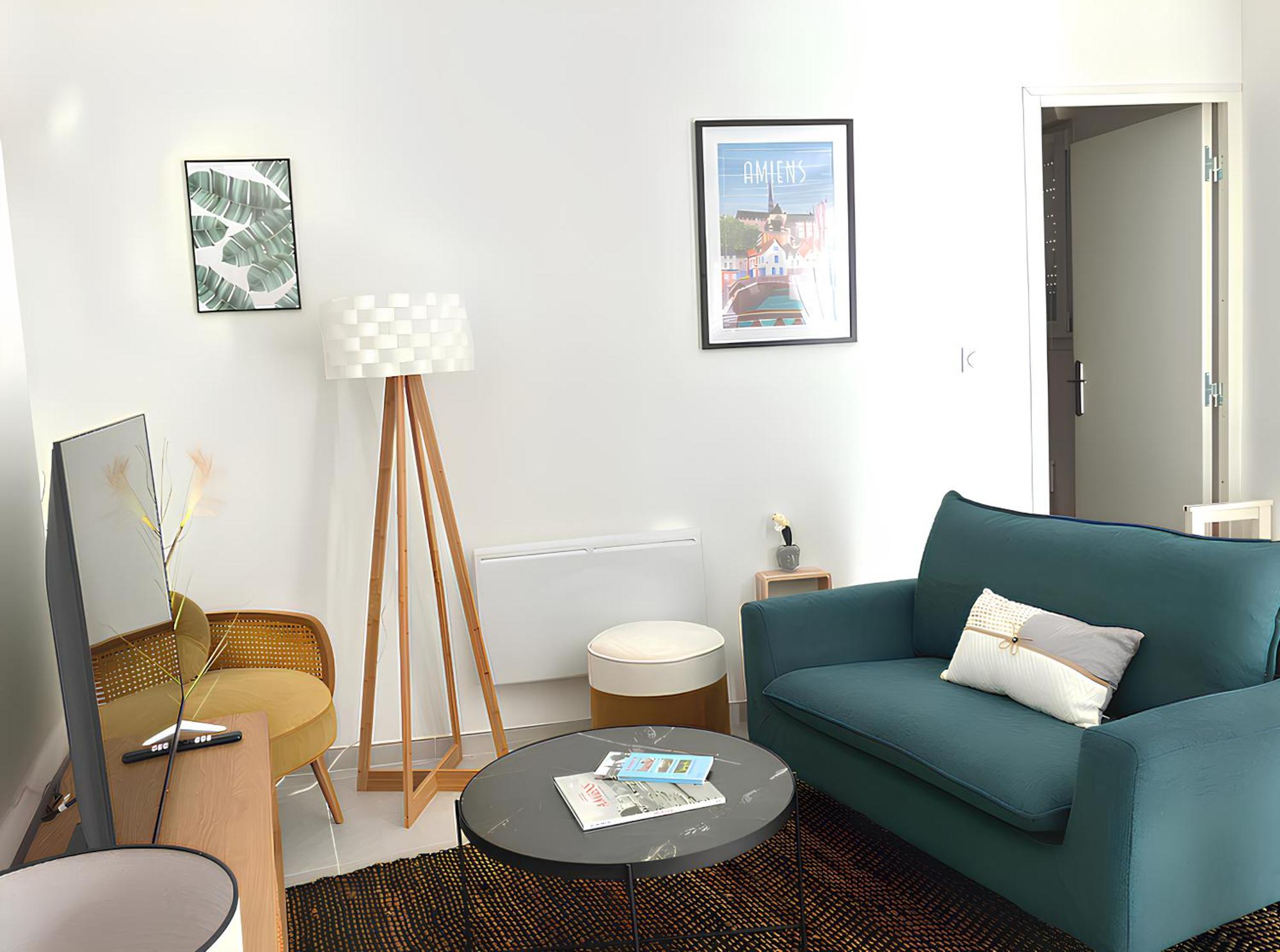 Dewailly, 2 Chambres, 3 Lits, Elegant, 700M Centre Ville Amiens Exteriör bild